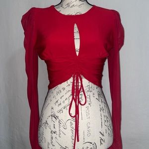 Long Sleeve Crop Top